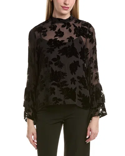 FLORA BEA NYC COZA SILK-BLEND TOP