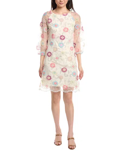Flora Bea Nyc Danniella Mini Dress In Neutral
