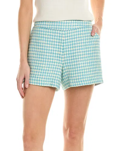 Flora Bea Nyc Darron Wool-blend Short In Blue