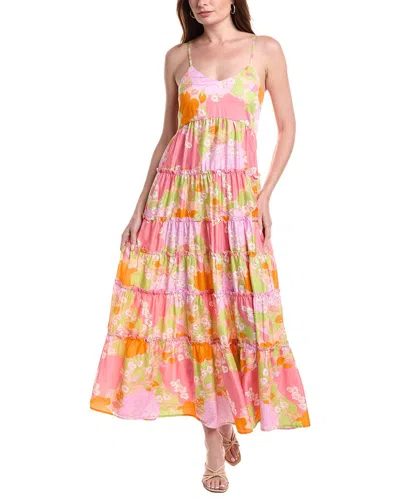 Flora Bea Nyc Davis Maxi Dress In Yellow