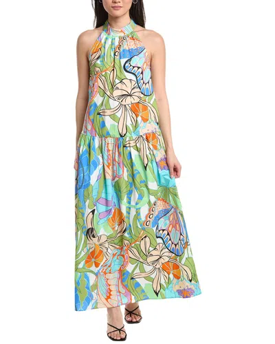 Flora Bea Nyc Eleana Maxi Dress In Multi