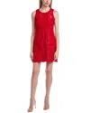 Flora Bea Nyc Ellis Sleeveless Mini Dress In Red