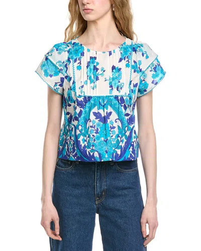 Flora Bea Nyc Elody Top In Blue