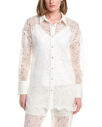 Flora Bea Nyc Elowyn Shirt In White