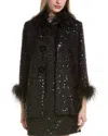 Flora Bea Nyc Emmers Coat In Black