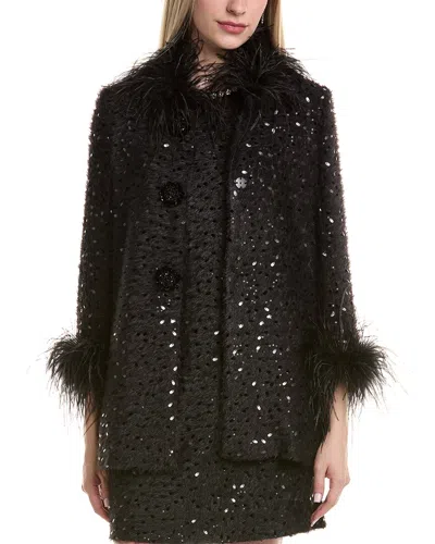 Flora Bea Nyc Emmers Coat In Black