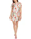Flora Bea Nyc Everest Silk Shift Dress In Multi