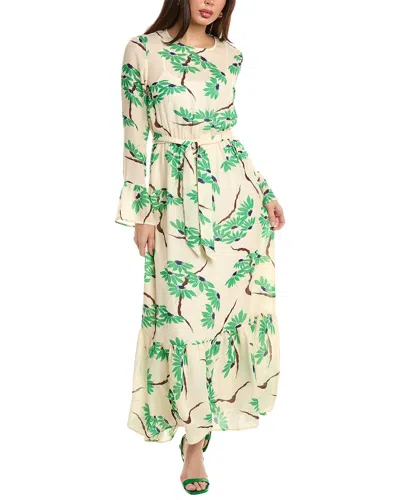 Flora Bea Nyc Fraley Maxi Dress In Green