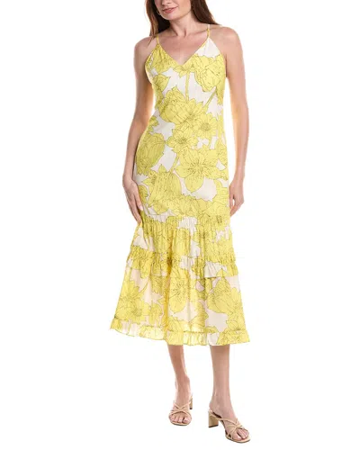 Flora Bea Nyc Franzi Midi Dress In Animal Print