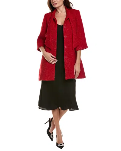 Flora Bea Nyc Gracelee Wool-blend Coat In White