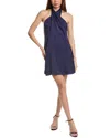 Flora Bea Nyc Halter Top Mini Dress In Purple
