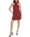 Flora Bea Nyc Halter Top Mini Dress In Red