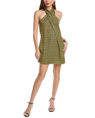 Flora Bea Nyc Halter Top Mini Dress In Yellow