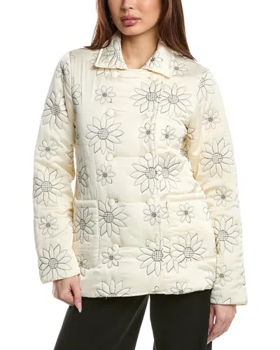 Flora Bea Nyc Janeen Coat In White