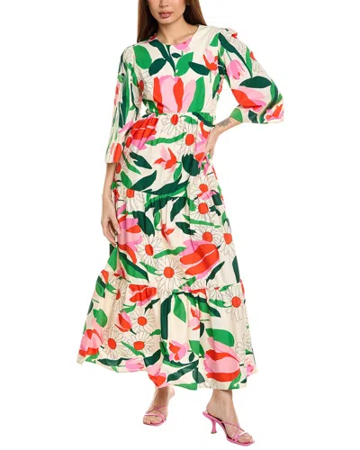 Flora Bea Nyc Jimmi Maxi Dress In Neutral