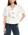 Flora Bea Nyc Kaden Jacket In White