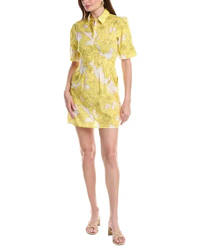 Flora Bea Nyc Kcee Shirtdress In Yellow