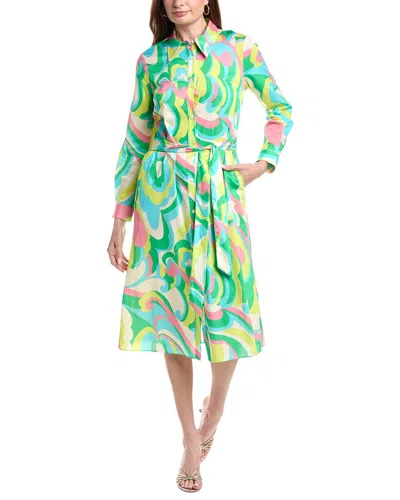 Flora Bea Nyc Medora Shirtdress In Multi