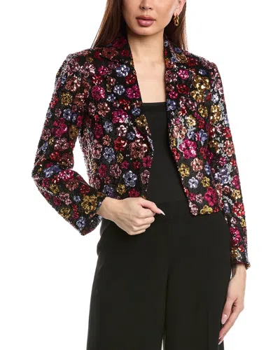 Flora Bea Nyc Mico Cropped Blazer In Multi