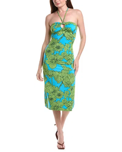 Flora Bea Nyc Miri Midi Dress In Multi