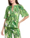 Flora Bea Nyc Mona Top In Green