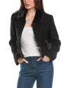 Flora Bea Nyc Nadalia Wool-blend Coat In Black