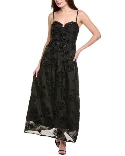 Flora Bea Nyc Naia Maxi Dress In Black