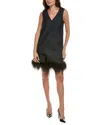 Flora Bea Nyc Nate Denim Shift Dress In Blue