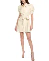 Flora Bea Nyc Neir Mini Dress In White