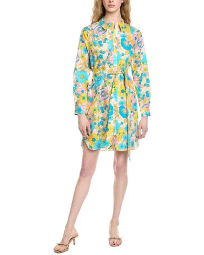 Flora Bea Nyc Niva Mini Dress In Neutral