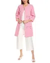 Flora Bea Nyc Ollie Coat In Pink