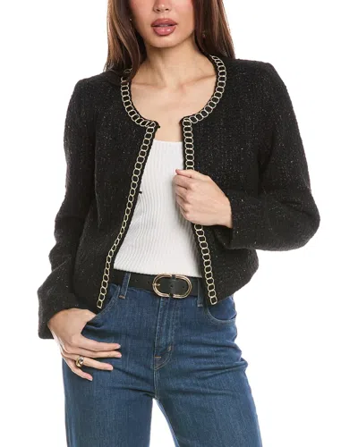 Flora Bea Nyc Omila Wool-blend Coat In Black