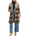 Flora Bea Nyc Rochella Coat In Brown