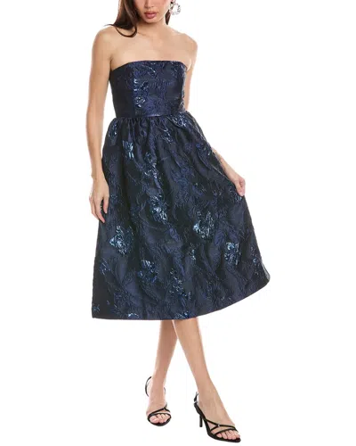 Flora Bea Nyc Sia Cocktail Dress In Blue