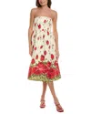Flora Bea Nyc Sia Midi Dress In Multi