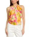 Flora Bea Nyc Silk Halter Top