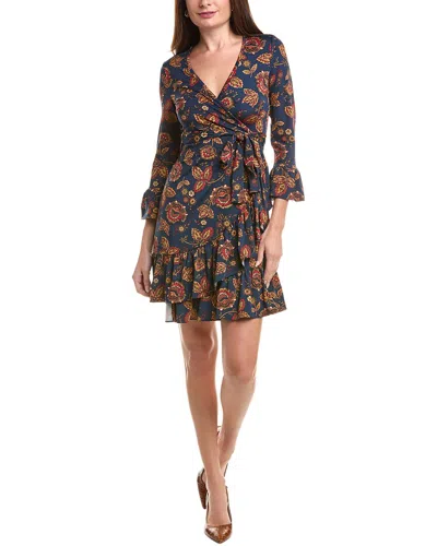 Flora Bea Nyc Skylar Wrap Dress In Multi