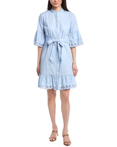 Flora Bea Nyc Stellina Mini Dress In Blue