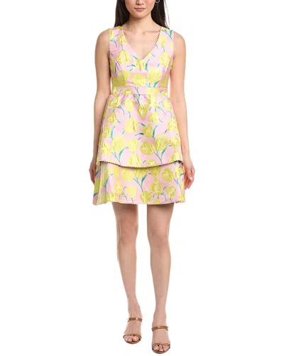 Flora Bea Nyc Terina Mini Dress In Multi