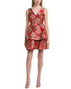 Flora Bea Nyc Terina Sleeveless Mini Dress In Red