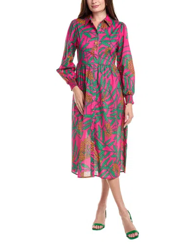 FLORA BEA NYC TINSLEY MIDI SHIRTDRESS