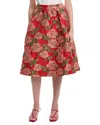 Flora Bea Nyc Tulip Skirt In Red