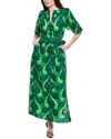 Flora Bea Nyc Vale Maxi Dress In Green