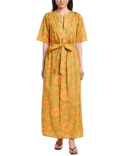 Flora Bea Nyc Vale Maxi Dress In Green