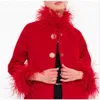 Flora Bea Sahara Coat In Redstone In Multi
