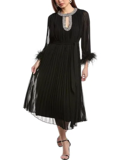 Flora Bea Steffina Dress In Black Night In Multi