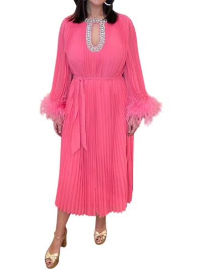 Flora Bea Steffina Dress In Razzle Dazzle In Pink