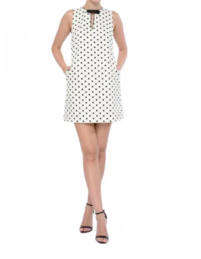 Flora Bea Sylvie Mini Dress In Thrill Seeker White