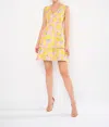 Flora Bea Terina Dress In Tulip Day In Yellow
