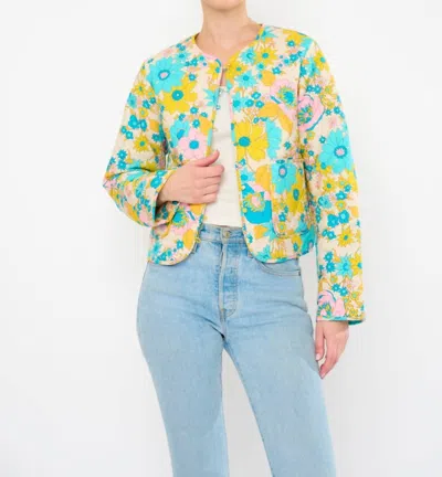 FLORA BEA TERRA JACKET IN CHEERY IVORY
